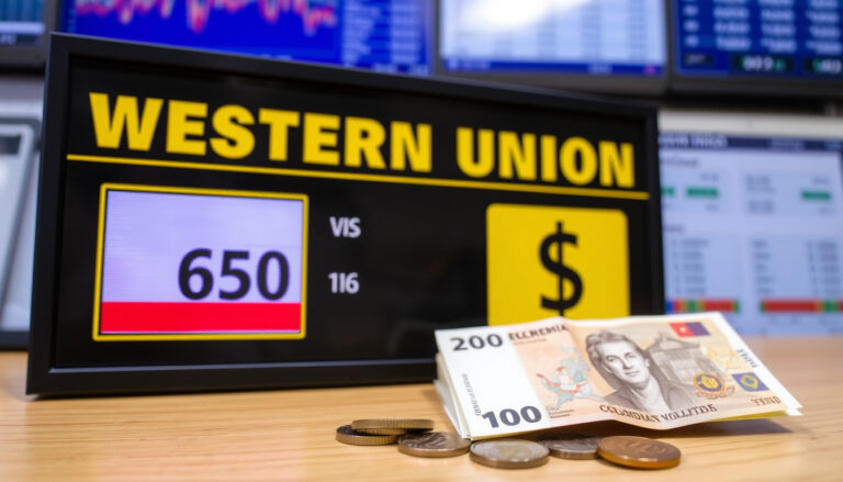 Precio del euro hoy en Colombia por Western Union y comparativa