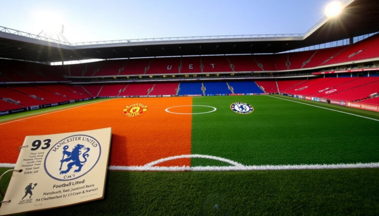 Alineaciones Manchester United contra Chelsea: historial