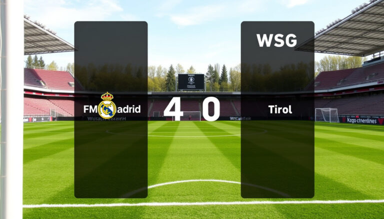WSG Tirol 0-4 Real Madrid: resumen y goles del amistoso
